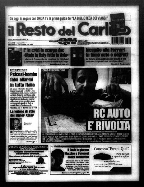 Il Resto del Carlino : giornale dell'Emilia